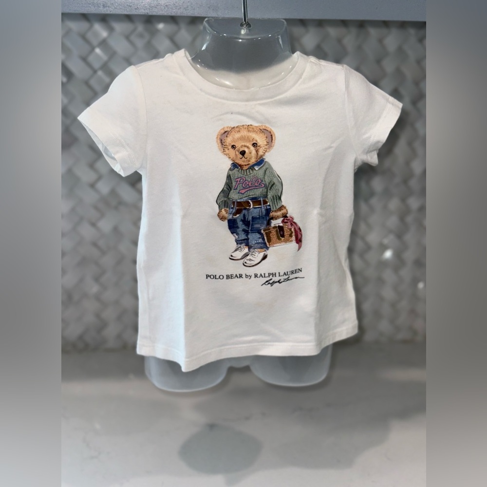 Ralph Lauren Kids Logo Printed Crewneck T-Shirt